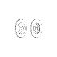 Гальмівний диск FERODO DDF1805C