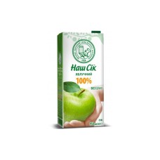 Сік Наш Сік Яблуко 950 мл (4820192262651) Сік Наш Сік Яблуко 950 мл (4820192262651)