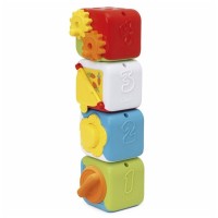Розвиваюча іграшка Chicco Мультисенсорні кубики Монтессорі 2 в 1 (11857.00)