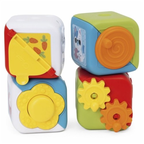 Розвиваюча іграшка Chicco Мультисенсорні кубики Монтессорі 2 в 1 (11857.00)