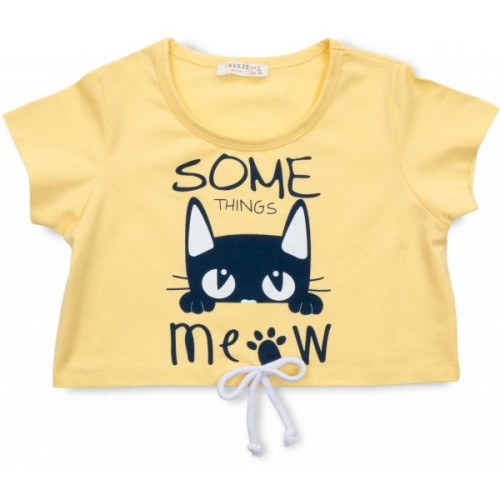 Плаття дитяче Breeze з котиком (14582-104G-yellow)