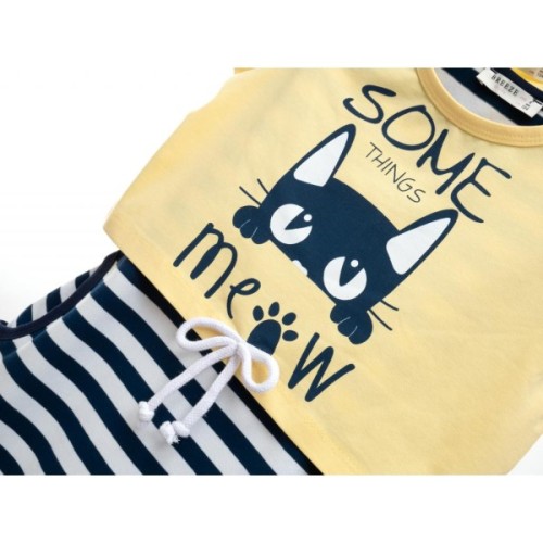 Плаття дитяче Breeze з котиком (14582-104G-yellow)