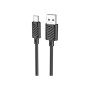 Дата кабель USB 2.0 AM to USB-C 1.0m X88 Gratified black HOCO (6931474783349)