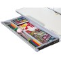 Парта Mealux Edmonton Multicolor Grey з полицею (BD-610 W/МС + G с полкой)