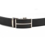 Ремінь Vintage Чоловічий з чорними вставками на пряжці Чорний (20304)