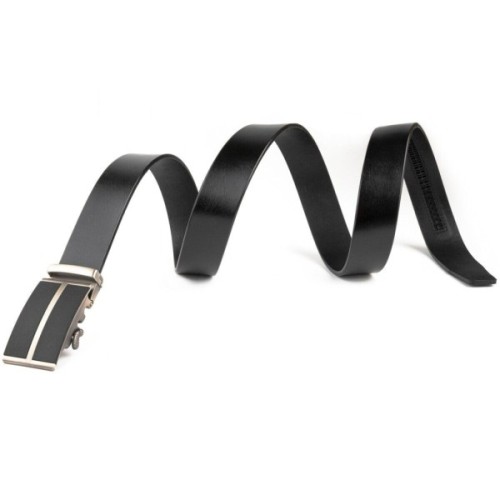 Ремінь Vintage Чоловічий з чорними вставками на пряжці Чорний (20304)