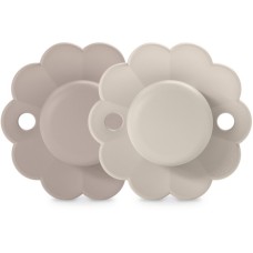 Пустушка Suavinex Wonder фізіологічна 2 шт, 0-6 місяців, світло-рожева та нюдова (308400)