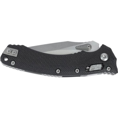 Ніж Microtech Amphibian Stonewash Black (137RL-10FLGTBK)