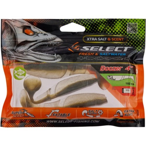 Силікон рибальський Select Boozer 4" 302 (3 шт/уп) (1870.71.60)
