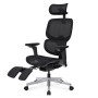 Офісне крісло Mealux D2 Air Plus Black (HF-D2 Plus M/B)