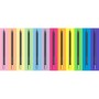 Олівці кольорові Faber-Castell Black Edition colour pencils Neon + Pastel, тригранні. чорне дерево, 12 кольорів (116410) (32083)