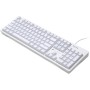 Клавіатура Thunderobot K104 Red Switch USB UA White (6932066308162)