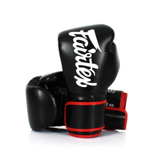 Боксерські рукавички Fairtex BGV14 Black 14 унцій (бинти в комплекті) (BGV14_14oz_Black)