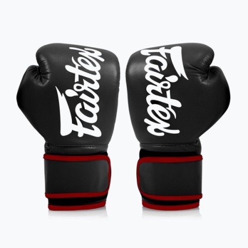 Боксерські рукавички Fairtex BGV14 Black 14 унцій (бинти в комплекті) (BGV14_14oz_Black)