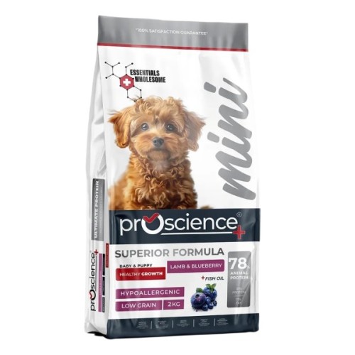 Сухий корм для собак ProScience Mini Baby&Puppy Lamb & Blueberry 7 кг (8694686407639)
