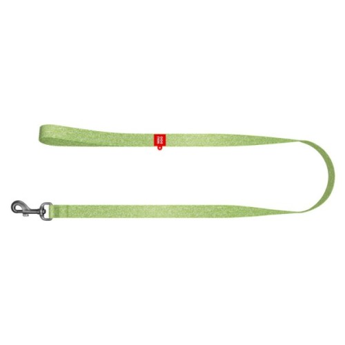 Повідець для собак WAUDOG Re-cotton світловідбивний M Ш 20 мм Д 500 см салатовий (40155)