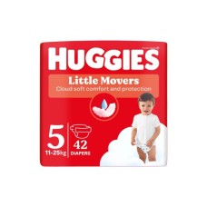Підгузки Huggies Little Movers 5 (11-25 кг) Jumbo 42 шт (5029053567884_5029053567594)