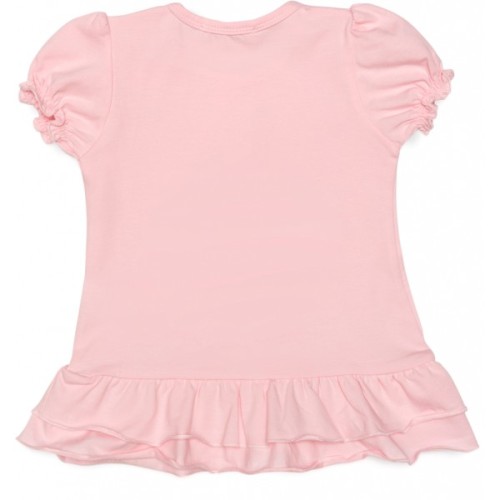 Футболка дитяча Breeze з квіточками (14352-104G-pink)