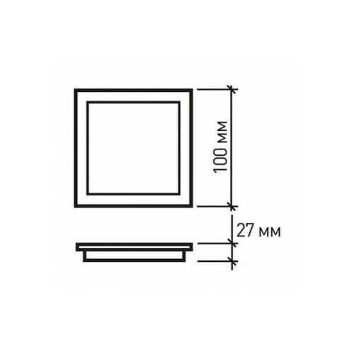Світильник Eurolamp LED Glass Downlight 6W 500 Lm 3000K (LED-DLS-6/3(glass))