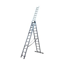 Драбина GTM 3-секції, розкладна, 3*12сх. 3,26-8,12м (KME312)