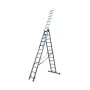Драбина GTM 3-секції, розкладна, 3*12сх. 3,26-8,12м (KME312)