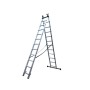 Драбина GTM 3-секції, розкладна, 3*12сх. 3,26-8,12м (KME312)