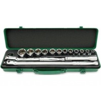 Набір інструментів Toptul автомобільний 1/2" 15од. (6-гр.) (GCAD1508)