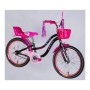 Велосипед Formula 20" Kid FLOWER PREMIUM BH рама-10" ST 2026 чорний з рожевим (OPS-FRK-20-242)