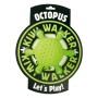 Іграшка для собак Kiwi Walker Восьминіг 13 см зелена (8596075002770)