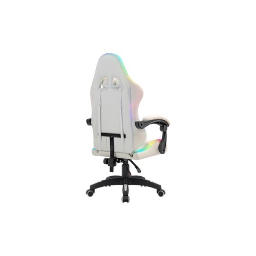 Крісло ігрове Defender Energy RGB White (64557)