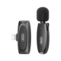 Мікрофон XO MKF08B з придушенням шуму lightning Black (XO MKF08B-IP)