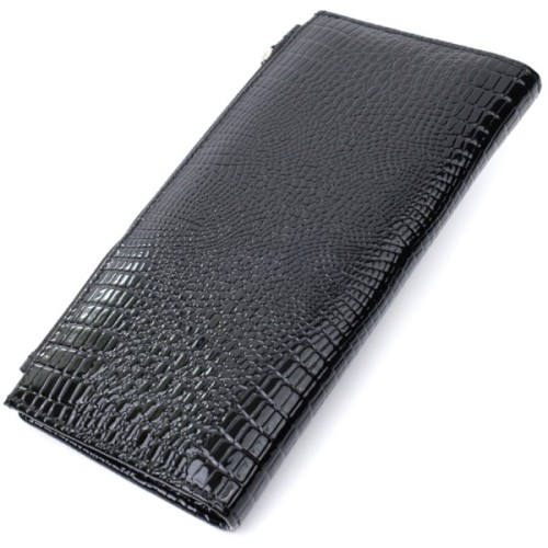 Гаманець ST Leather З натуральної шкіри Чорний (22716)