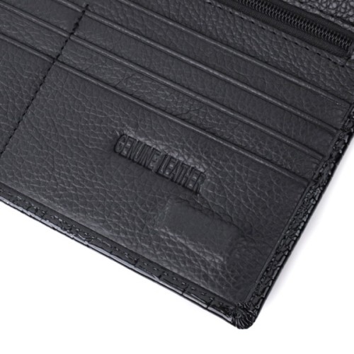 Гаманець ST Leather З натуральної шкіри Чорний (22716)