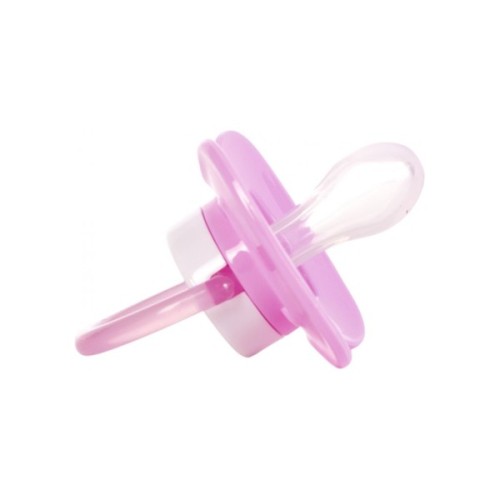 Пустушка Baby Team силіконова,класична, 0+ міс (3007_рожевий)