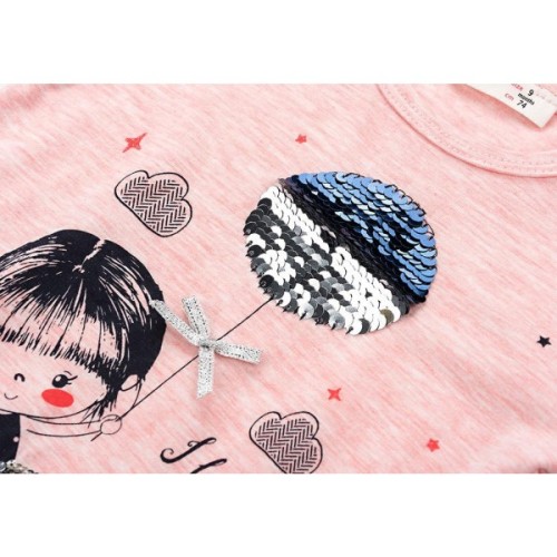 Набір дитячого одягу Breeze з дівчинкою (11402-80G-blue)