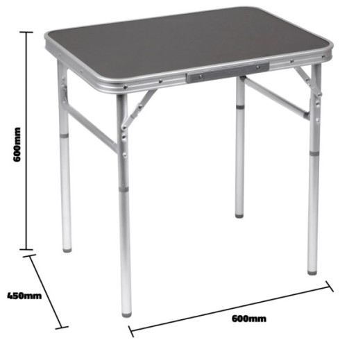 Туристичний стіл Bo-Camp 60x45 cm Grey (1404385) (DAS303271)