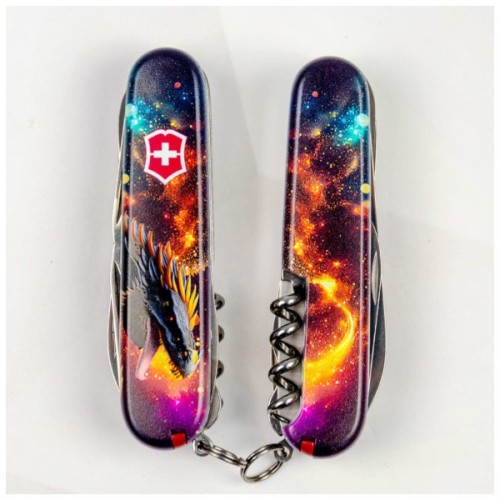 Ніж Victorinox Huntsman Zodiac 91 мм Зірковий дракон (1.3713.3_Z3220p)