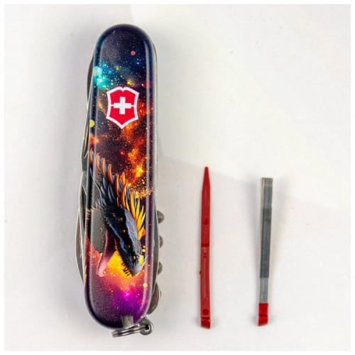 Ніж Victorinox Huntsman Zodiac 91 мм Зірковий дракон (1.3713.3_Z3220p)