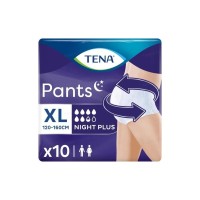 Підгузки для дорослих Tena Pants Plus Night Extra Large 10 шт (7322542133569_7310361169661)