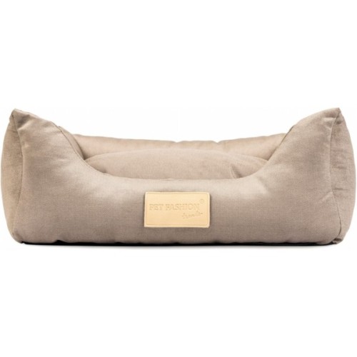 Лежак для тварин Природа "MOLLY" №1 (52х40х17 см) Пісочний (4823082421350)