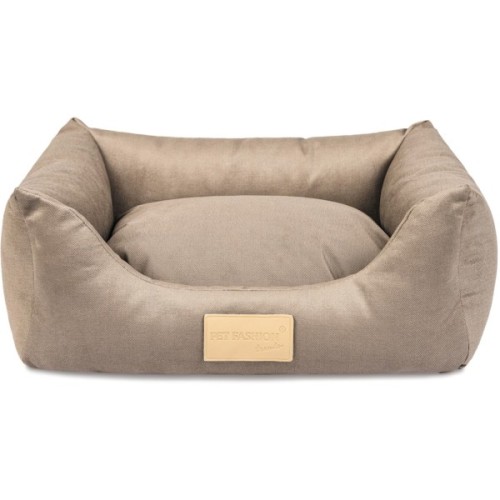 Лежак для тварин Природа "MOLLY" №1 (52х40х17 см) Пісочний (4823082421350)