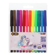 Фломастери ZiBi SMART Line Магія 12 кольорів (ZB.2813)