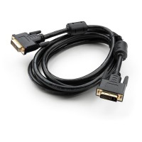 Кабель мультимедійний DVI M to DVI M 3.0m 24+1pin Vinga (VCPDCDVIMM3BK)