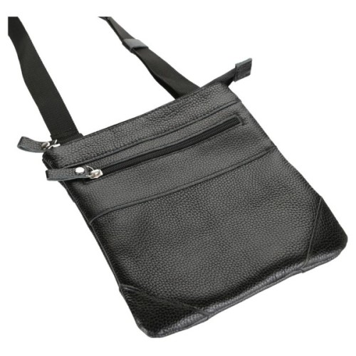 Сумка Shvigel Шкіряна Чорна (11025)