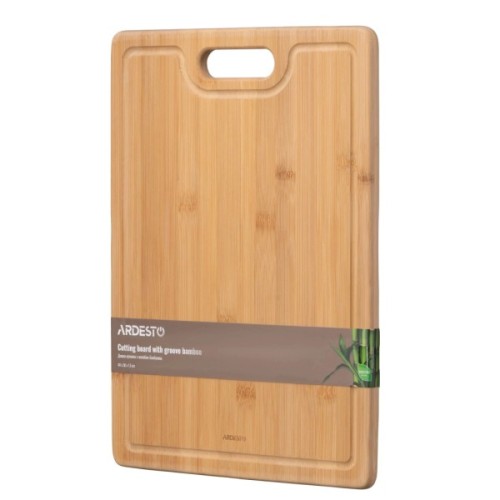 Дошка для нарізання Ardesto Midori, 40 х 30 х 1.5 см, бамбук (AR1440BAM)