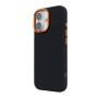 Чохол до мобільного телефона Armorstandart LikeCarbon2 SE MagCase Apple iPhone 17 Kevlar Black Orange (ARM89163)