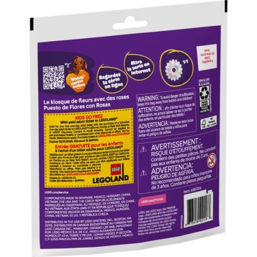 Конструктор LEGO Friends Квітковий кіоск із трояндами (30721)