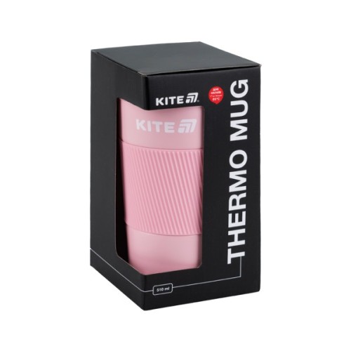 Термокружка Kite 510 мл рожева (K25-458-3)