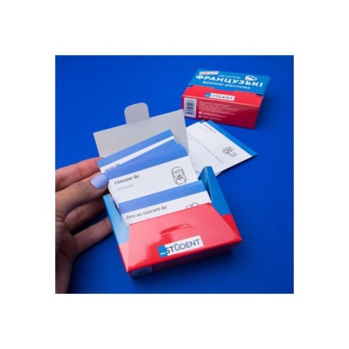 Навчальний набір English Student Картки для французьких фразових дієслів, українська (591225960)