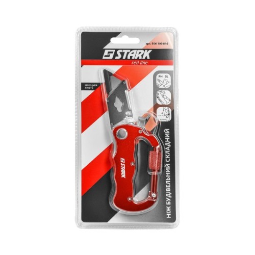 Ніж монтажний Stark складний трапецієподібний (506100840)